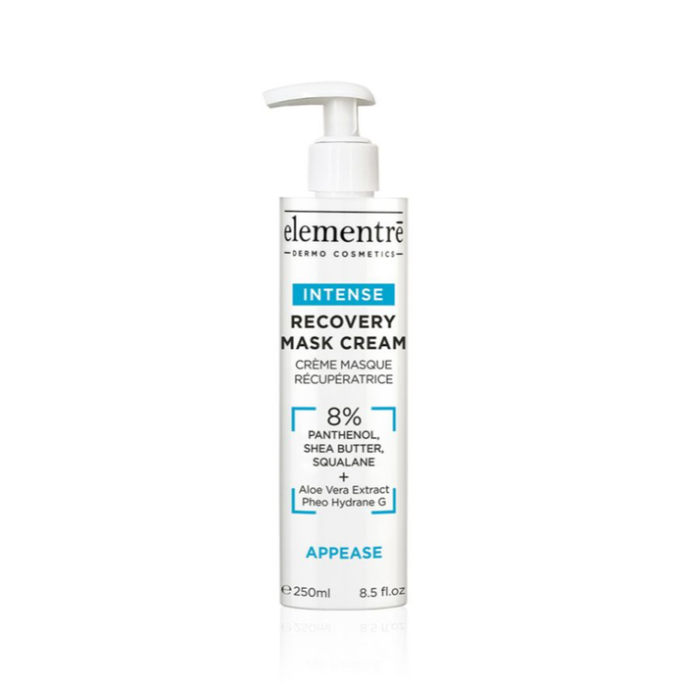 Восстанавливающая крем-маска с пантенолом и скваланом Elementre 250 мл